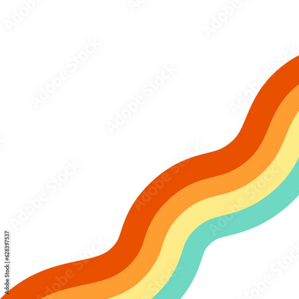 Obraz Retro Rainbow Corner