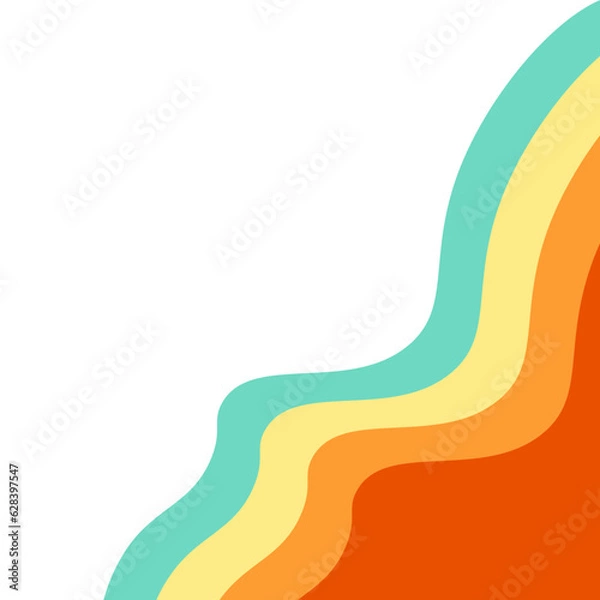 Obraz Retro Rainbow Corner