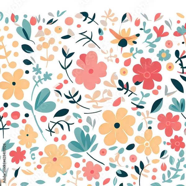 Fototapeta flower pattern

