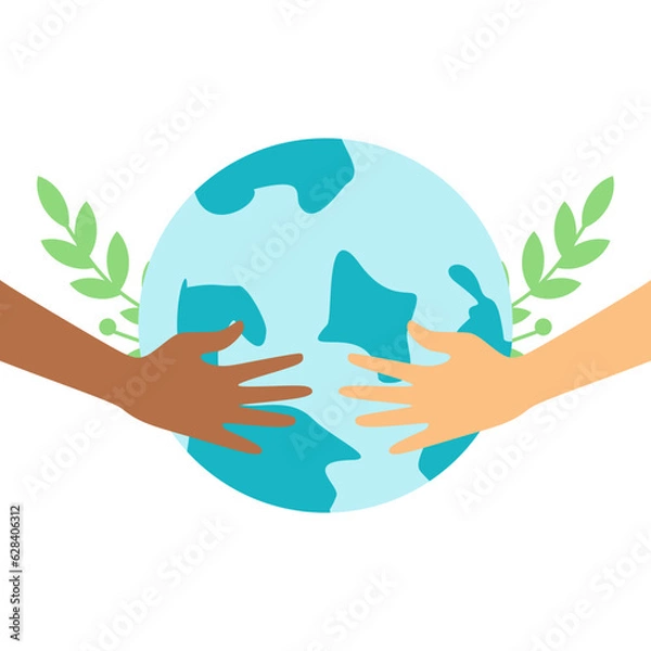 Obraz Flat World Humanitarian Day Illustration