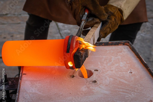 Obraz melting metal - forging 