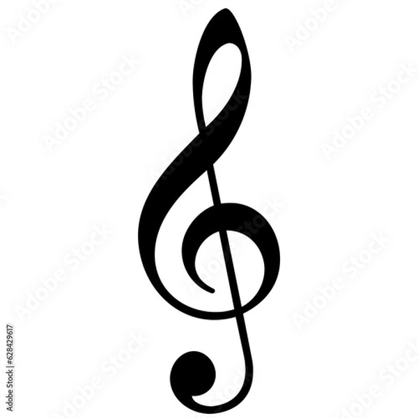 Obraz treble clef