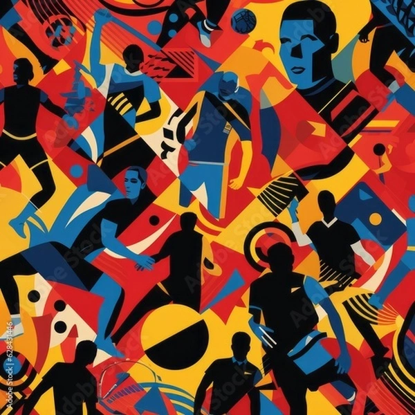 Obraz Team Spirit Mosaic