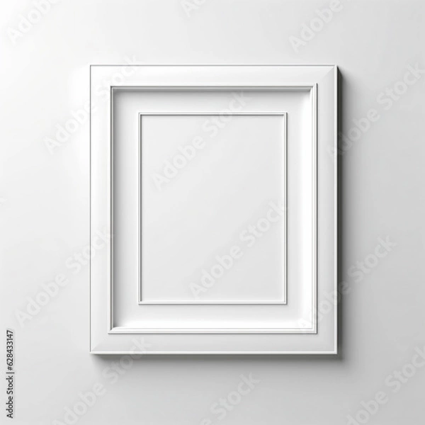 Fototapeta Simple frame layout with white background