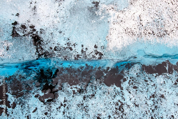 Obraz Blaueis - Gletscherspalte