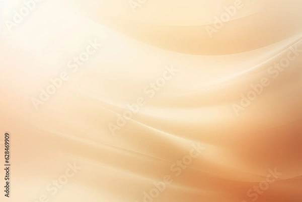 Fototapeta Abstract Beige gradient light background. Generative AI