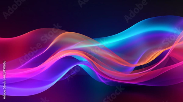 Fototapeta abstract wave background