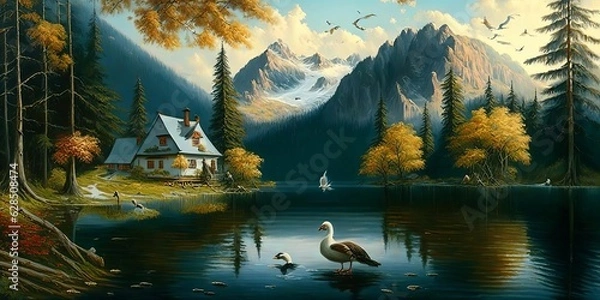 Fototapeta Сказочный пейзаж