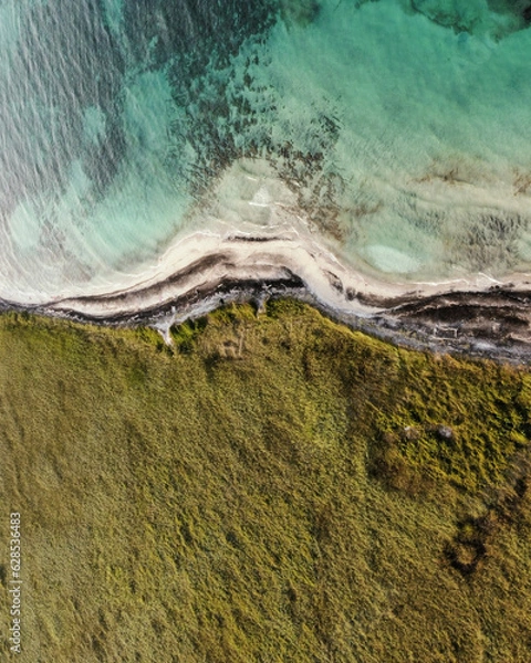 Fototapeta Salento beach seen from above