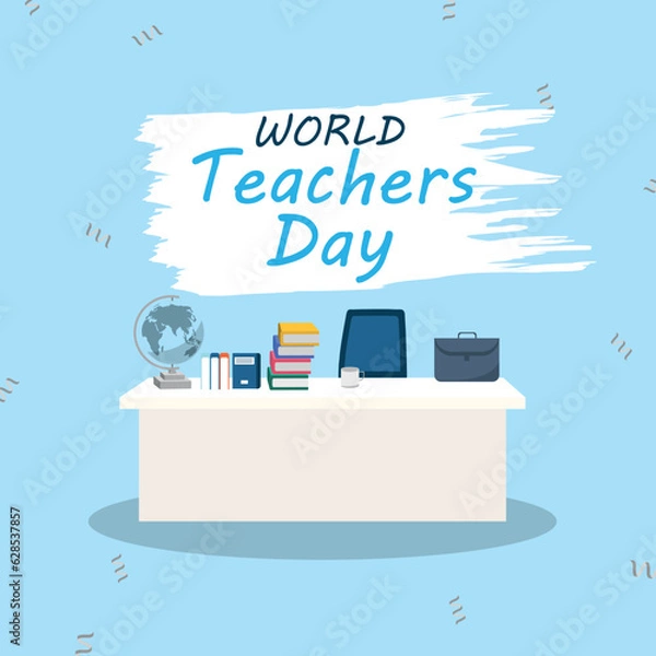 Obraz World Teachers Day vector illustration