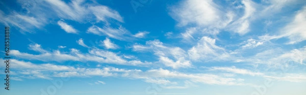 Fototapeta Blue sky background with clouds natural background