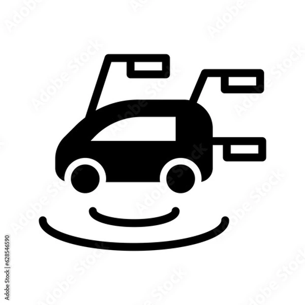 Obraz Smart car icon