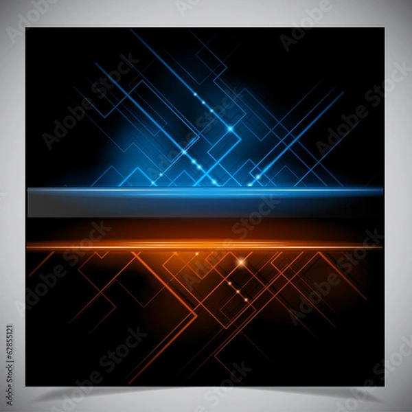 Obraz abstract glowing background