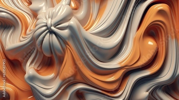 Fototapeta Abstract background ultra detailed rendered 32K Ultra Ai Generated