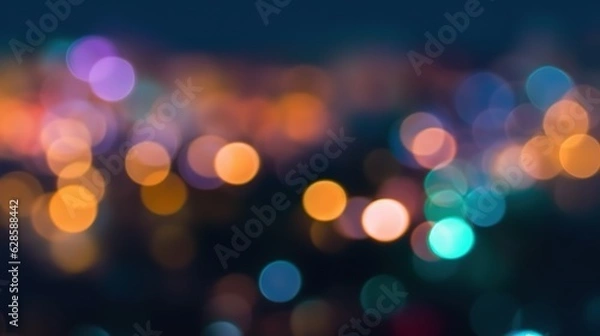 Fototapeta light blur bokeh defocused background 32K Ultra Ai Generated