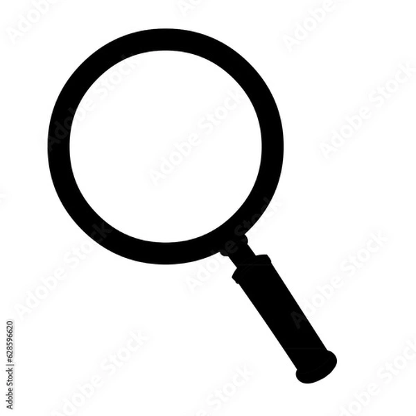 Fototapeta Isolated magnifying glass icon vector illustration graphic design Editable