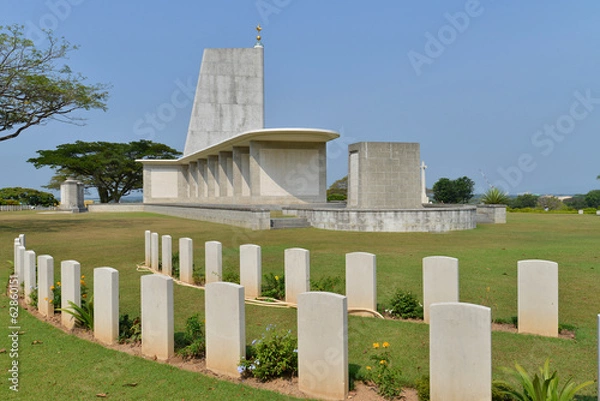 Obraz Kranji War Memorial of Singapur
