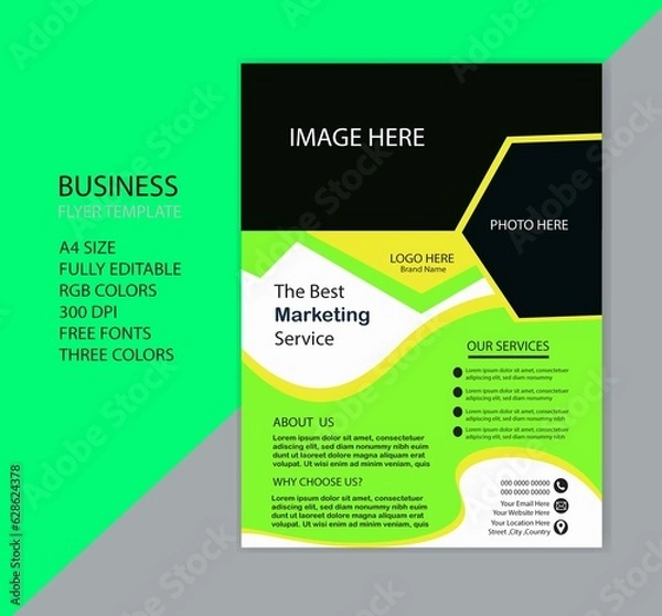 Fototapeta business, template, infographic, design, vector, layout, banner, web, card, brochure, flyer, presentation, illustration, paper, concept, information, website, icon, sign, label, infographics, set, ele