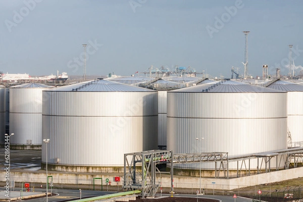 Obraz Oil Storage Tanks