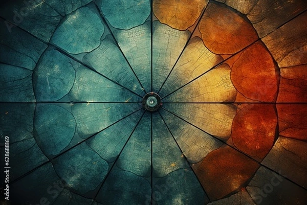 Obraz Abstract spiral chromatic texture background