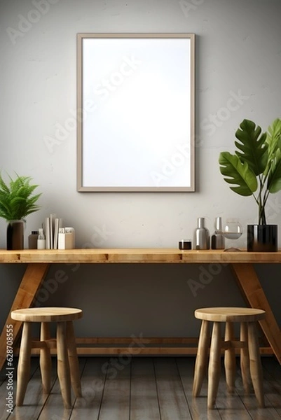 Fototapeta Artwork as Interior Focal Point, generative, ai
