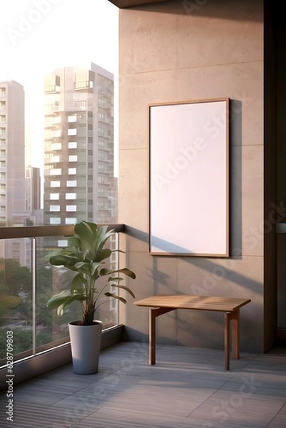 Fototapeta Chic Home Interiors Showcase, generative, ai