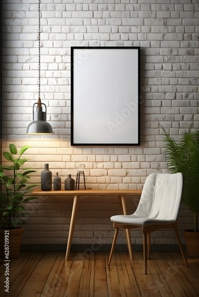 Fototapeta Sophisticated Interior Presentation, generative, ai