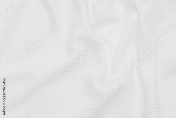 Fototapeta A clean white cloth with swaying streaks for the background.
