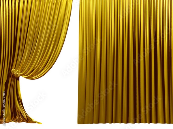 Obraz golden Curtain