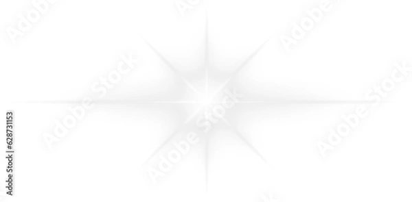 Fototapeta White sparks glitter element