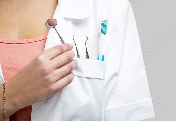 Obraz Female dentist