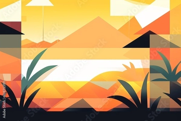 Obraz Artistic Abstract Summer Theme Background