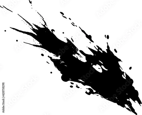 Obraz power blast comic action effect drawing lines generated with AI