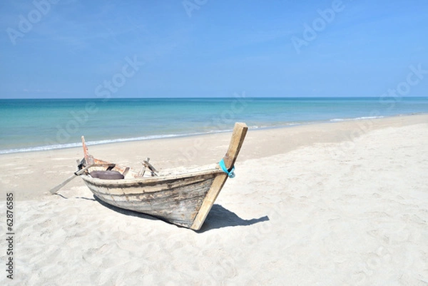 Obraz łodzie typu longtail