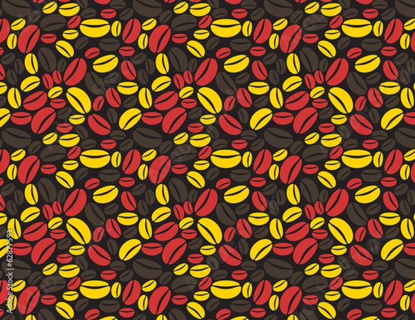 Fototapeta coffee bean pattern
