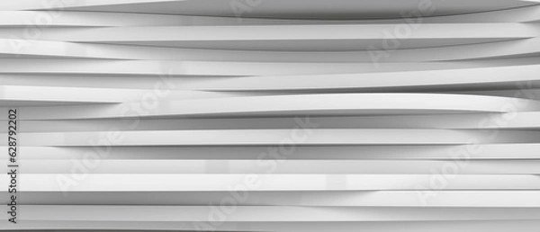 Fototapeta white volumes as a background and texture. Background for video and TV studio.