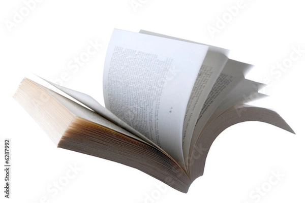 Fototapeta a falling book