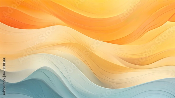 Obraz Smokey Abstract effect using autumnal Colours 