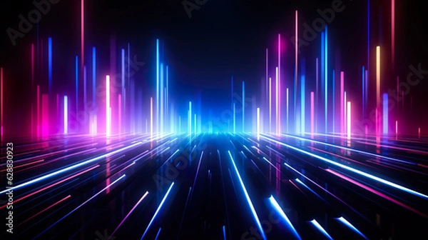 Obraz Neon Abstract Back Ground