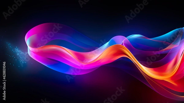 Obraz Colourful abstract neon backgrounds