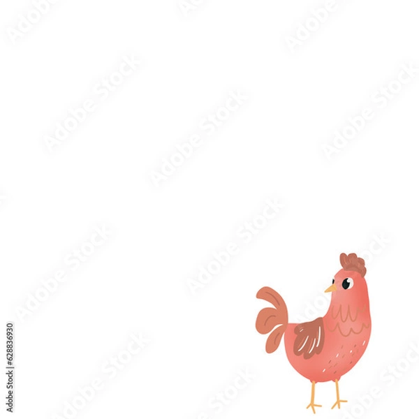 Fototapeta Hen illustration