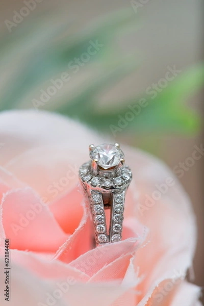 Obraz Wedding ring - Stock Image