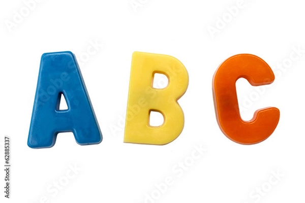Obraz Letter magnets A B C