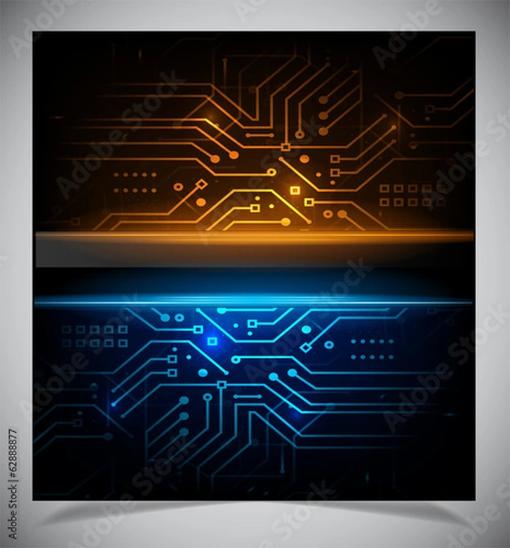 Obraz abstract glowing background