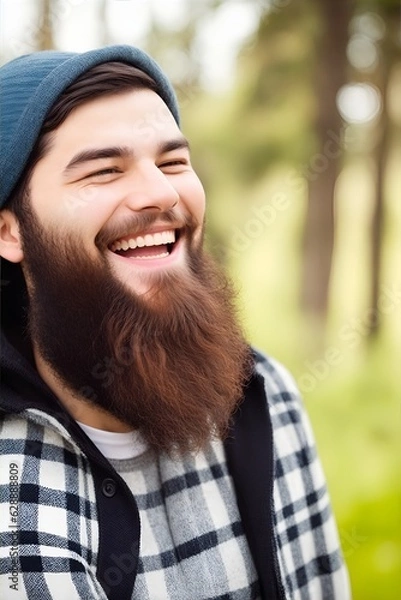 Obraz Laughing young man