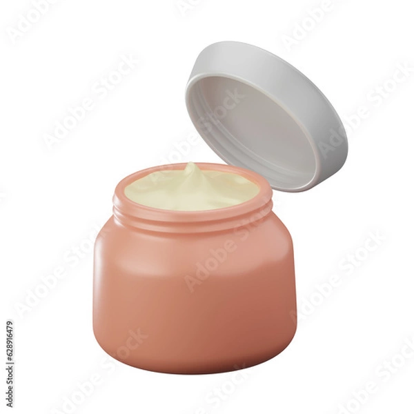 Obraz Face Cream Selfcare Day 3D Illustrations