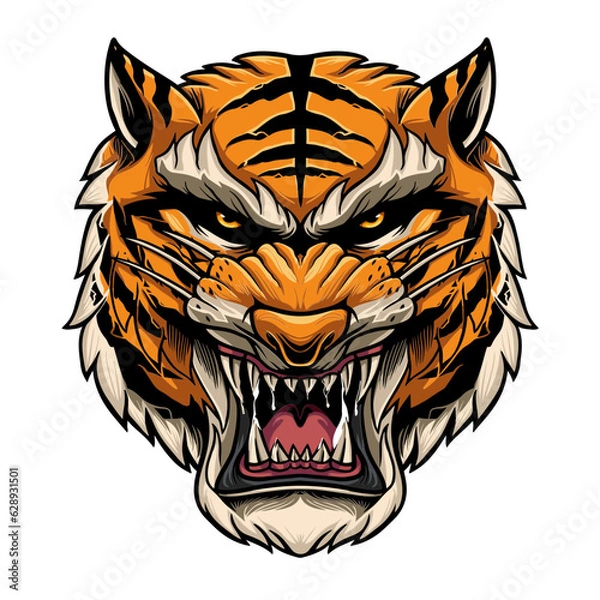 Obraz tiger illustration
