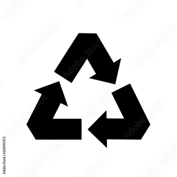 Obraz recycle symbol =vector icon