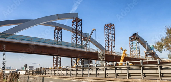 Fototapeta Most w budowie