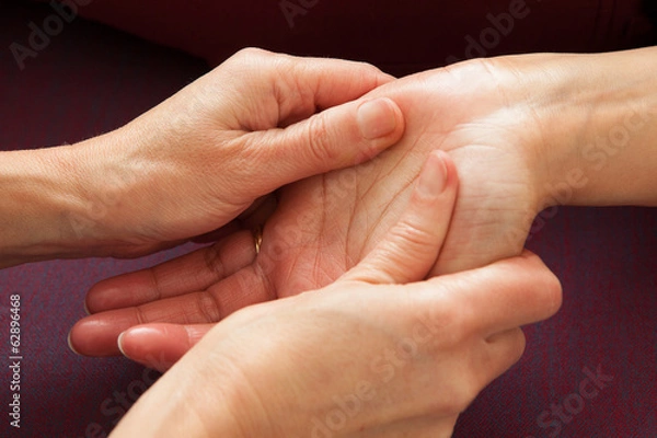 Fototapeta Massages des mains